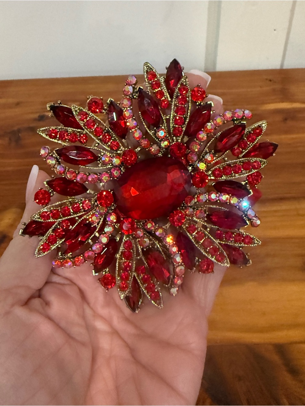 NEW Tieks Red Diamond Jeweled Topper